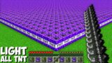 How to LIGHT 1000 PORTAL TNT AT THE SAME TIME in Minecraft ? HUGE PORTAL EXPLOSION ?