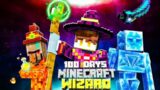 I Survived 100 Days As WIZARD In DARK WORLD Of Minecraft Hardcore…Part-1 (HINDI)