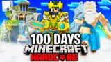 I Survived 100 Days on Mount Olympus in Minecraft.. Here's What Happened..
