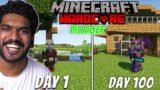 I survived 100 days as a Pillager in Minecraft Hardcore
