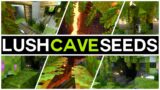 LUSH CAVE SEEDS For Minecraft Bedrock Edition! (Minecraft 1.17 Beta Seeds)