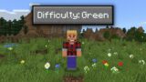 Minecraft, But You Can Only Touch Green