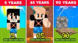 Minecraft But Your XP = Your Age
