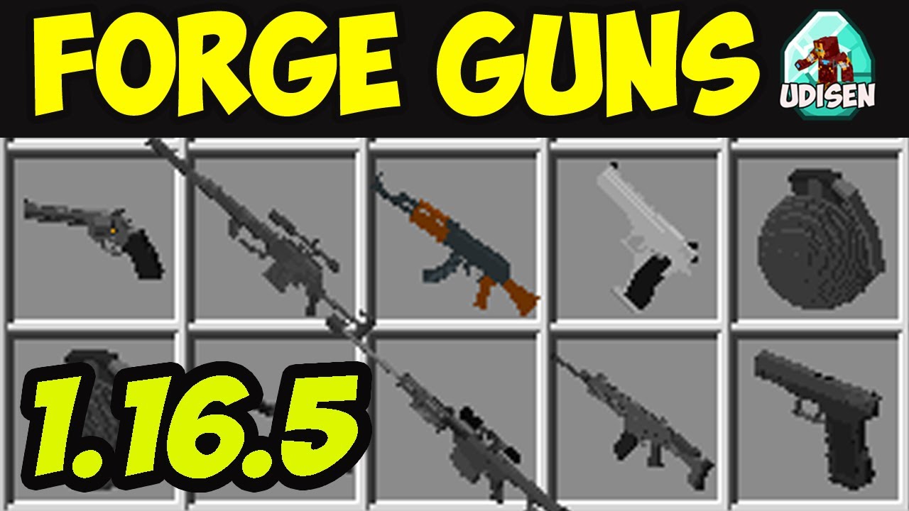Minecraft GUN mod 1.16.5 - How download and install Realistic modern ...