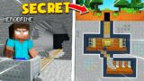 Minecraft Hidden Base Challenge With Herobrine *EPIC*
