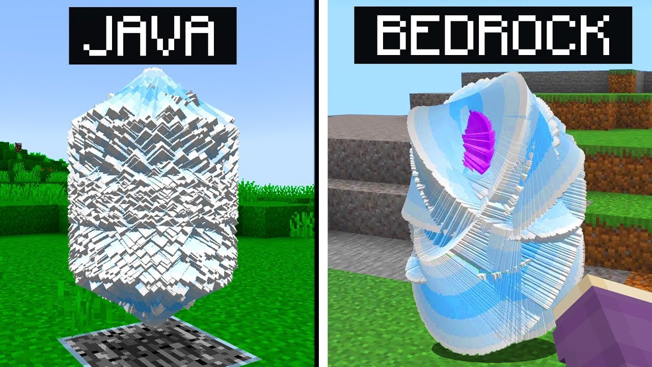 Minecraft Java vs Bedrock - Minecraft videos
