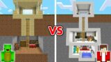 Minecraft NOOB vs PRO: MODERN SECRET BASE BUILD CHALLENGE