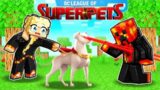 Minecraft but SUPER PETS save the day