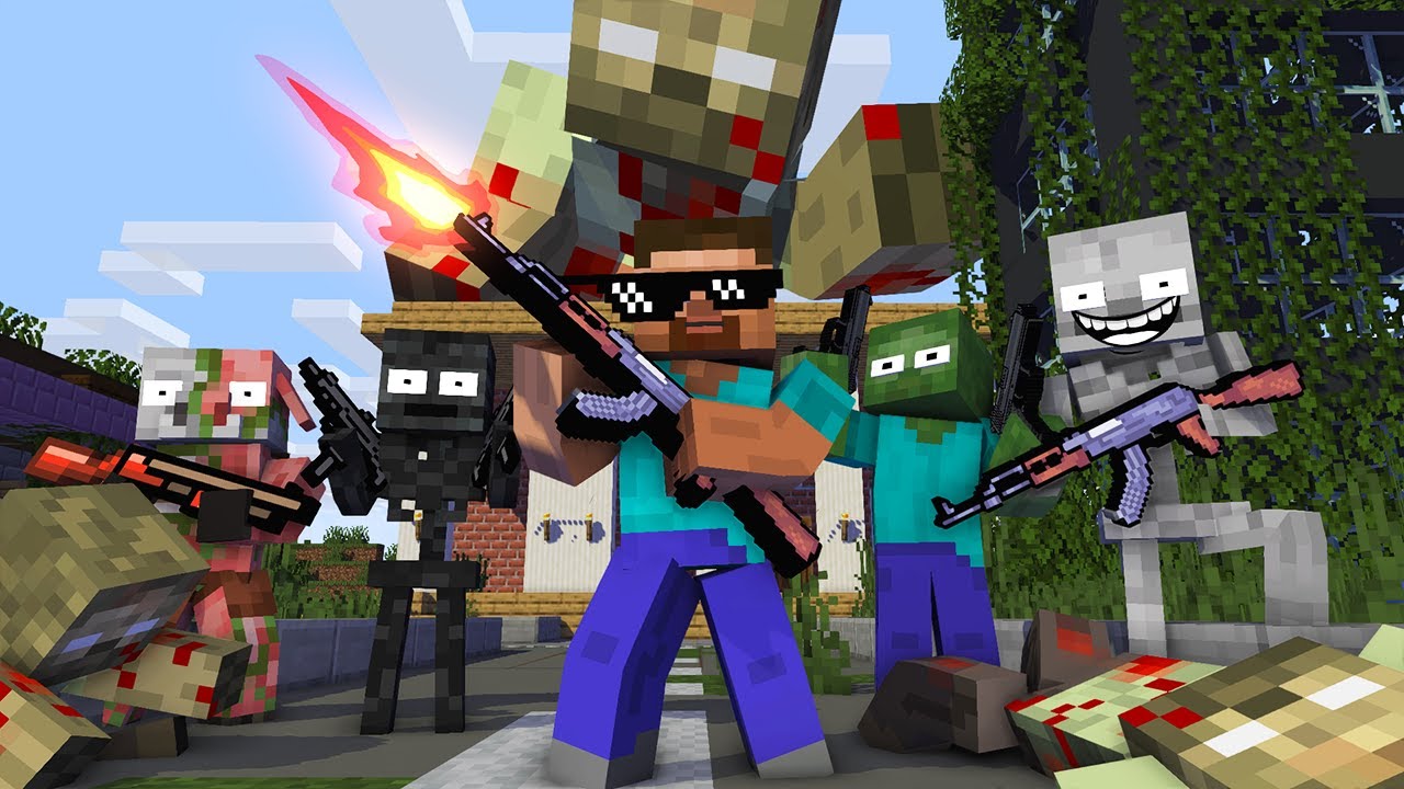 Monster School : BABY MONSTERS ZOMBIE APOCALYPSE CHALLENGE - Minecraft ...