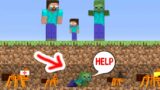 Monster School : Baby Zombie vs Ants – Minecraft Animation
