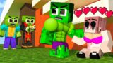 Monster School : Good Hulk Love Blind Cute Girl – Sad Story – Minecraft Animation