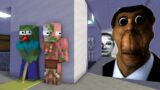 Monster School : OBUNGA & CURSE FACE CHALLENGE – Minecraft Animation