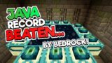 New Minecraft Bedrock World Record OFFICIALLY Beats Java Edition!
