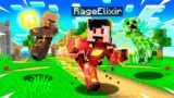 Playing MINECRAFT as The FLASH! (Challenge)