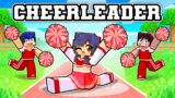 Playing as a CHEERLEADER In Minecraft!