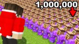 Using 1,000,000 Netherite Villagers To Take Over This Minecraft SMP…