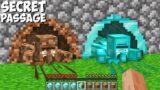 Who DRAGGED THE DIAMOND vs DIRT VILLAGERS INTO THIS TUNNELS in Minecraft ? SECRET PASSAGE !