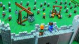 Defending Fortress from a Pillager Raid – Lego Minecraft – Stop Motion Animation