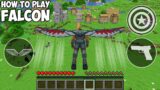HOW TO PLAY FALCON in MINECRAFT! REALISTIC SUPERHEROES GAMEPLAY Animation!