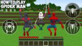 HOW TO PLAY SPIDER MAN vs MILES MORALES vs GWEN MINECRAFT! REALISTIC SUPERHEROES GAMEPLAY Animation!