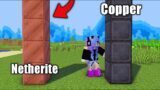 I Fooled My Girlfriend by SWAPPING Netherite And Copper Textures in Minecraft..