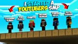 I Started a Famous Youtubers Minecraft SMP Server.
