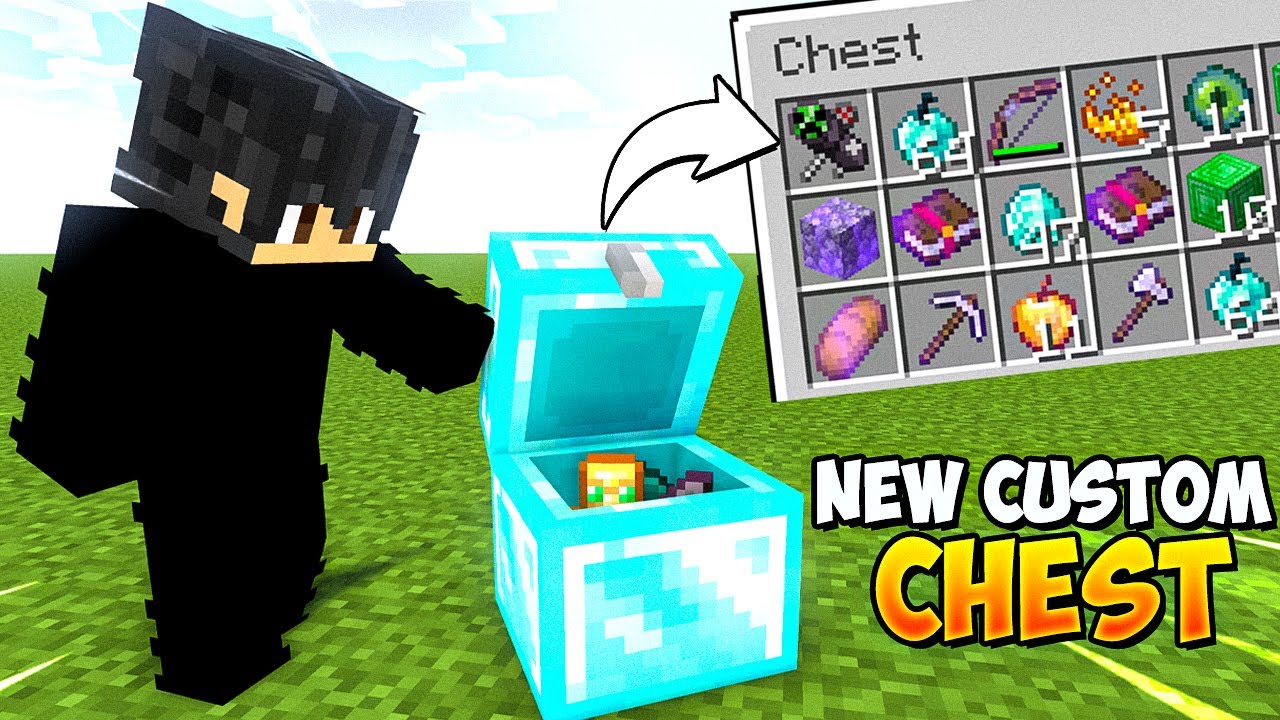 Minecraft But There are NEW CUSTOM CHESTS... Minecraft videos