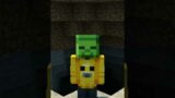 Minecraft Going Undercover as a Zombie #shorts