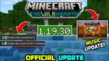 Minecraft Pe 1.19.30 Official Version Released | Minecraft Pe Music And Coordinate Copy Update!
