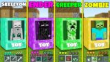 Minecraft TOYS MOBS ZOMBIE ENDERMAN CREEPER SKELETON GOLEM monster school Animation How to Play