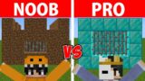 NOOB vs PRO: PRISON BREAK BUILD CHALLENGE – Minecraft