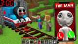 Thomas & The Man From Window vs Minions in minecraft – animations gameplay scooby craft FNF