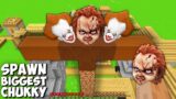 What If you Create Totem AT 3:00 am as PENNYWISE & CHACKI in minecraft Scooby Craft