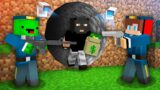 What JJ and Mikey found in this Secret Tunnel in Minecraft Maizen Police Challenge