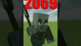 minecraft animations now vs 2069 #shorts