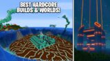 5 BEST Hardcore Minecraft Worlds & Builds! (BEST Mega Bases)