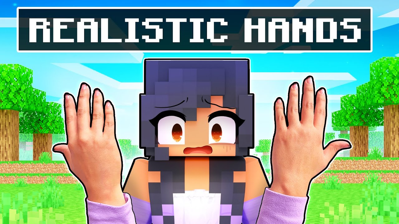 Aphmau Has REALISTIC HANDS In Minecraft! - Minecraft videos