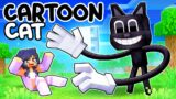 Attacked by CARTOON CAT in Minecraft!