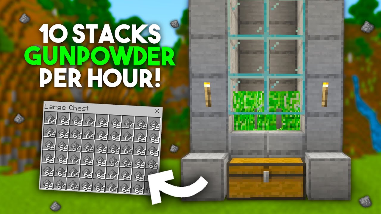 EASY 1.19 CREEPER FARM TUTORIAL in Minecraft Bedrock (MCPE/Xbox/PS4