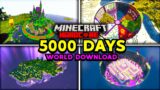 I SURVIVED 5000 DAYS in Minecraft Hardcore (Hindi)