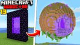 I Transformed The Nether Portal In Minecraft Hardcore!