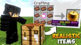 Minecraft But I Can Craft REALISTIC ITEMS!