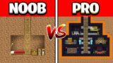 Minecraft NOOB vs PRO SECRET Base Build Challenge