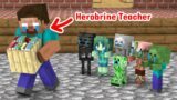 Monster School : Goodbye Teacher Herobrine !! – Minecraft Animation