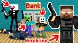 Monster School : Herobrine v.s Gangster – Minecraft Animation