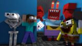 Monster School : SPONGEBOB & KRUSTY KRAB HORROR CHALLENGE – Minecraft Animation