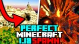 PERFECT CAVES & CLIFFS SPAWN! (Minecraft 1.18 Seed)