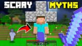 Testing Scary Minecraft Mysteries That Are Actually Real !!!