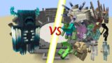 Warden vs Mutant Creature in Vanilla/End! 1v1 battle! Minecraft mob battle!