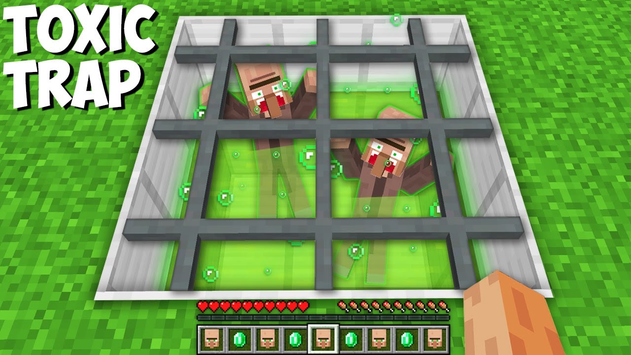 What HAPPENS IF YOU CLOSE VILLAGERS INSIDE A PIT WITH A TOXIC LIQUID in